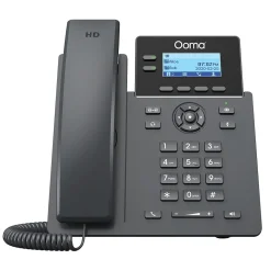 Ooma 2-Line VOIP Phone with Digital Answering, Black (OOMA2602)