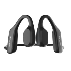 OPN Sound Mercato Bluetooth Open-Ear Neckband Headphones with Microphone, Black (DA3000BL)