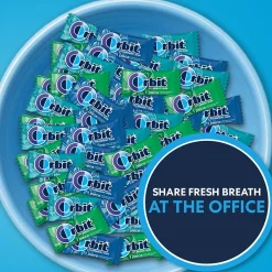 Orbit Mint Sugar Free Gum, Assorted Flavors, 13.4 oz., 200 Pieces/Pack, 200/Pack (MMM27955)