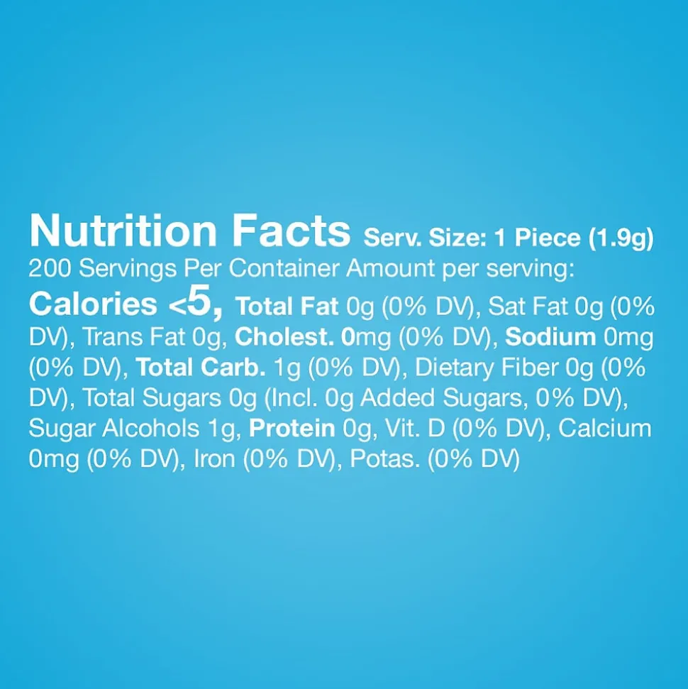 Orbit Mint Sugar Free Gum, Assorted Flavors, 13.4 oz., 200 Pieces/Pack, 200/Pack (MMM27955)