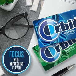 Orbit Variety Box Sugar Free Gum, Assorted Flavors, 12.8 oz., 252 Pieces/Pack, 18/Pack (220-00568)