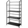 Ore International® 4 Tier Metal Book Shelf, Black