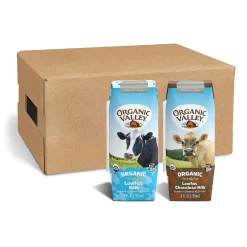 Organic Valley Aseptic Single Serve Milk Variety Pack, 8 Oz, 24/Pack (600-00724)