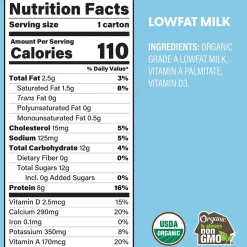 Organic Valley Aseptic Single Serve Milk Variety Pack, 8 Oz, 24/Pack (600-00724)