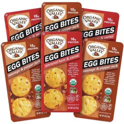 Organic Valley Egg Bites Variety Pack, 4oz, 6/Carton (600-03001)