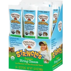 Organic Valley Mozzarella String Cheese, 24/Each (307-00328)