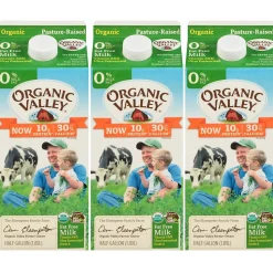 Organic Valley Skim Milk, 64 oz., 3/Pack (307-00350)