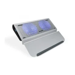 OTM Essentials Aluminum Large Laptop Riser Stand for 12"-15" Laptops, 15.5" x 11.5", Gray (OB-A2C)