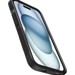 OtterBox Commuter MagSafe Rugged Case for iPhone 13/14/15, Shock Absorbing, Black (77-92606)
