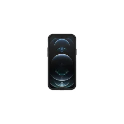 OtterBox Commuter Series Black Cover Case for iPhone 12/12 Pro, Shock Absorbing, Black (77-65405)
