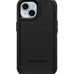 OtterBox Defender Pro Holster Case for iPhone 13/14/15, Shock Absorbing, Black (77-92732)