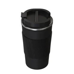 Outdoors Professional Stainless Steel Double-Walled Vacuum Insulated Coffee Cup, 17.2 oz., Black (OUTD9447)