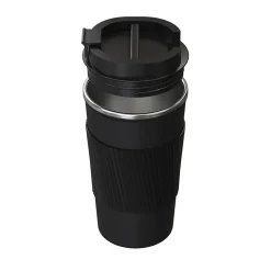 Outdoors Professional Stainless Steel Double-Walled Vacuum Insulated Coffee Cup, 17.2 oz., Black (OUTD9447)