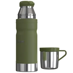 Outdoors Professional Stainless Steel Vacuum Insulated Termo Go Water Bottle, 25.3 oz., Green (OUTD9331)