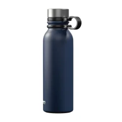 Outdoors Professional Stainless Steel Double-Walled Vacuum-Insulated Travel Bottle, 20 oz., Navy Blue (OUTD9263)