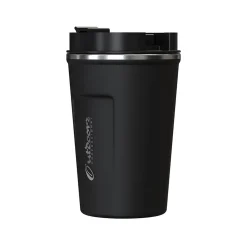 Outdoors Professional Stainless Steel Double-Walled Vacuum Insulated Coffee Cup, 12.8 oz., Black (OUTD9416)