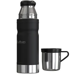 Outdoors Professional Stainless Steel Vacuum Insulated Termo Go Water Bottle, 25.3 oz., Black (OUTD9324)