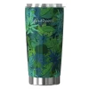 Outdoors Professional Stainless Steel Double-Walled Vacuum Insulated Classic Tumbler, 20 oz., Tropical Green (OUTD9300)
