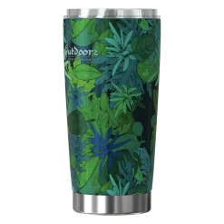 Outdoors Professional Stainless Steel Double-Walled Vacuum Insulated Classic Tumbler, 20 oz., Tropical Green (OUTD9300)