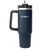 Outdoors Professional Stainless Steel Double-Walled Vacuum Insulated Tumbler with Straw, 40 oz., Navy Blue (OUTD9058)