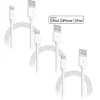 Overtime Apple MFi Certified Lighting USB 4ft Cable for iPhone/iPad/iPod Touch, White, Pack of 3 (CE14541A)