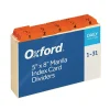 Oxford Laminated Tab Daily Index Card Guides, 5" x 8", Manila, 31/Set (OXF05832)