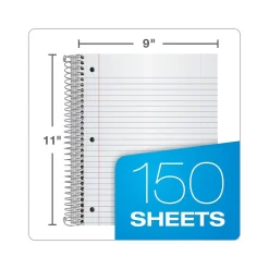 Oxford 3-Subject Notebooks, 8.5