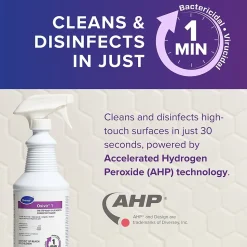 Oxivir 1 Accelerated Hydrogen Peroxide Ready-to-Use Spray, 32 oz., 12/Carton (100850916)