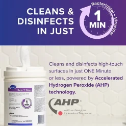 Oxivir Disinfecting Wipes, 160 Wipes/Container, 12/Carton (100850923)