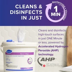 Oxivir Disinfecting Wipes, 160 Wipes/Container, 4/Carton (100850924)