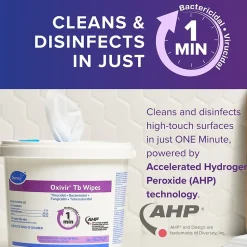 Oxivir Disinfecting Wipes, 160 Wipes/Container, 4/Carton (5627427)