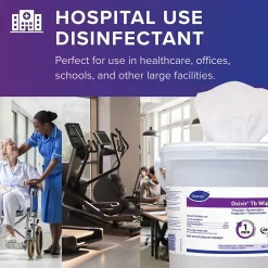 Oxivir Disinfecting Wipes, 160 Wipes/Container, 4/Carton (5627427)