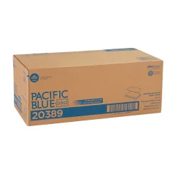 Pacific Blue Select Recycled Multifold Paper Towels, 1-ply, 250 Sheets/Pack, 16 Packs/Carton (20389)