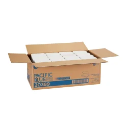Pacific Blue Select Recycled Multifold Paper Towels, 1-ply, 250 Sheets/Pack, 16 Packs/Carton (20389)