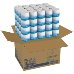 Pacific Blue Select Standard Toilet Paper, 2-Ply, White, 550 Sheets/Roll, 80 Rolls/Carton (18280/01)