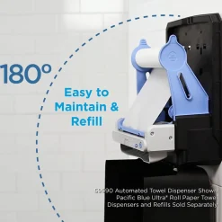 Pacific Blue Ultra Automated Hardwound Paper Towel Dispenser, Black (59590)
