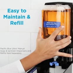 Pacific Blue Ultra Foaming Soap Refills, 40.5 Oz., 4/Carton (43714)