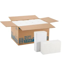 Pacific Blue Ultra Recycled C-Fold Paper Towels, 1-ply, 220 Sheets/Pack, 10 Packs/Carton (33587)