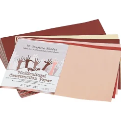 Pacon 12" x 18" Construction Paper, Assorted Colors, 50 Sheets/Pack (P9512-0001)