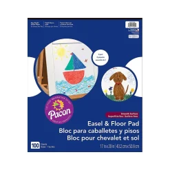 Pacon Easel Pad, 17" x 20", 50 Sheets/Pad, 2 Pads/Pack (PMMK11200)