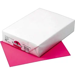 Pacon Kaleidoscope Multipurpose Paper, 24 lbs., 8.5" x 11", Hot Pink, 500/Ream (102052)
