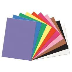 Pacon SunWorks Construction Paper, 18"x24", Assorted Colors, 100 Sheets (PAC6518)