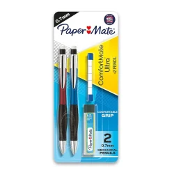 Paper Mate ComfortMate Ultra Mechanical Pencil, 0.7mm, #2 Medium Lead, 2/Pack (1738796)