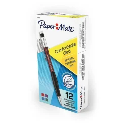 Paper Mate Comfortmate Ultra Mechanical Pencil, 0.5mm, #2 Medium Lead, Dozen (1738797)