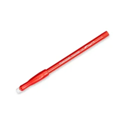 Paper Mate Eraser Mate Erasable Ballpoint Pen, Medium Point, Red Ink, 5/pk (31735)