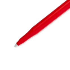 Paper Mate Eraser Mate Erasable Ballpoint Pen, Medium Point, Red Ink, 5/pk (31735)