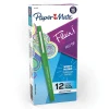 Paper Mate Flair Felt Pen, Medium Point, 0.7mm, Green Ink (8440152)