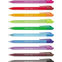 Paper Mate InkJoy 100 RT Retractable Ballpoint Pen, Medium Point, Assorted Ink, 20/Pack (1951396)