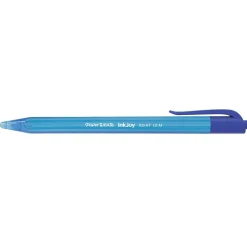 Paper Mate InkJoy 100 RT Retractable Ballpoint Pen, Medium Point, Blue Ink, Dozen (1803473)