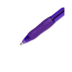 Paper Mate Profile Retractable Ballpoint Pen, Bold Point, Purple Ink, Dozen (35830)
